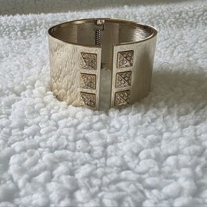 Victoria's Secret Gold Modern Geometric Bracelet